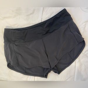 Lululemon Speed Up Shorts, Black, 2.5 inch